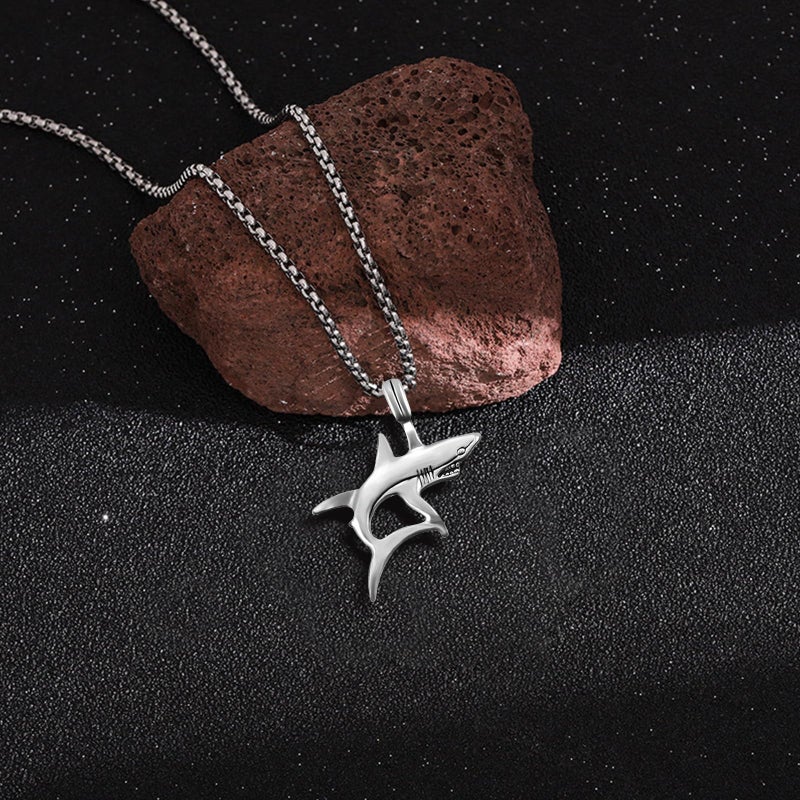 Weyuley 20pcs Antique Silver Plated Shark Fish Charms Pendant DIY Bracelets Necklace Jewelry Making Craft Wholesale 37mmx32mm(A320) - Image 4